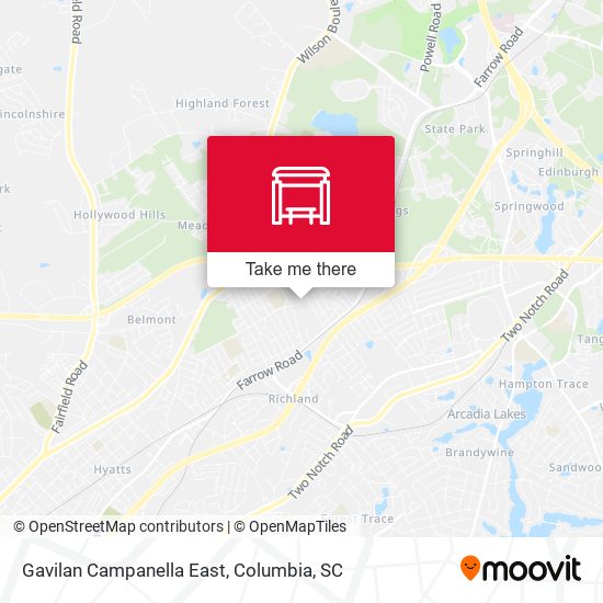 Gavilan Campanella East map