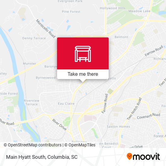 Main Hyatt South map