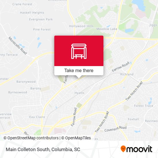 Mapa de Main Colleton South