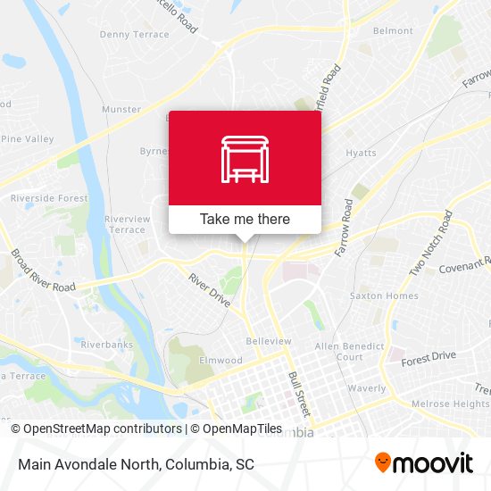 Main Avondale North map