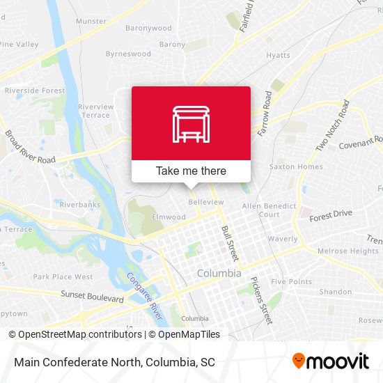 Main Confederate North map