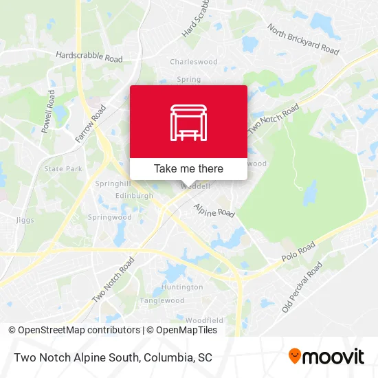 Mapa de Two Notch Alpine South