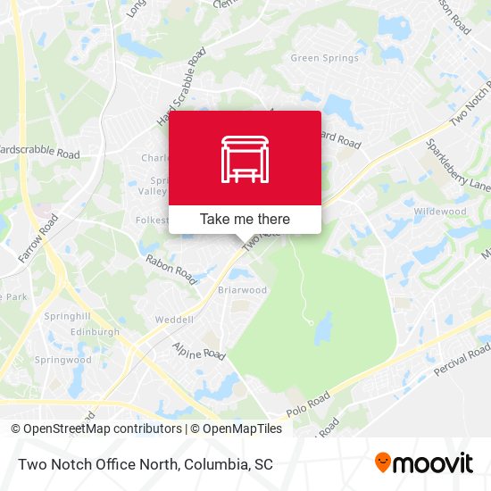 Two Notch Office North map