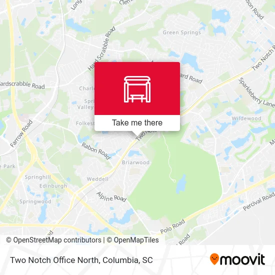 Two Notch Office North map