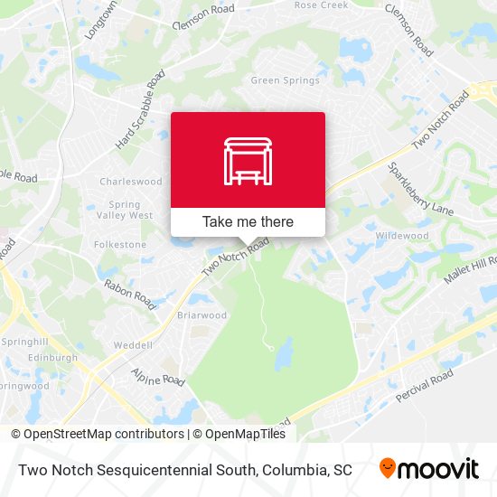 Mapa de Two Notch Sesquicentennial South