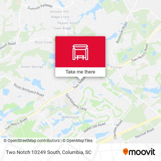 Mapa de Two Notch 10249 South