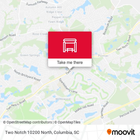 Mapa de Two Notch 10200 North