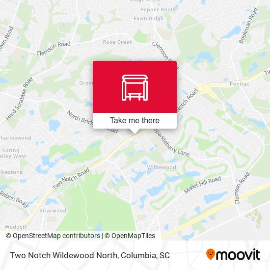 Mapa de Two Notch Wildewood North