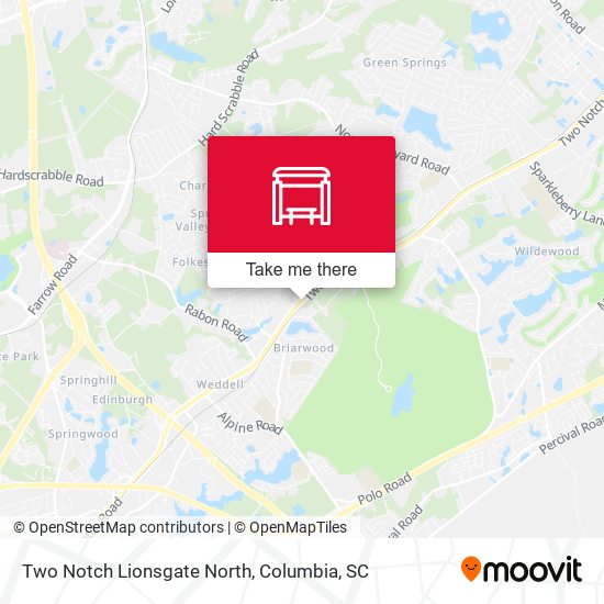 Two Notch Lionsgate North map