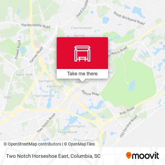 Mapa de Two Notch Horseshoe East