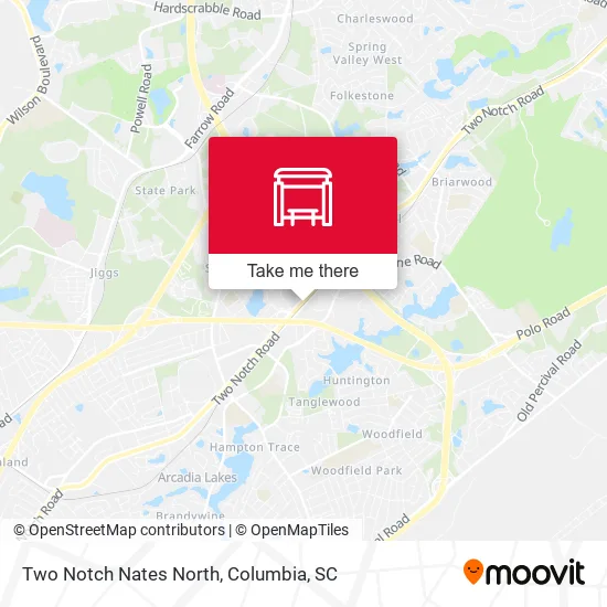 Mapa de Two Notch Nates North