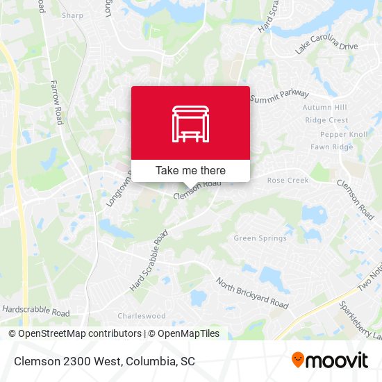 Mapa de Clemson 2300 West