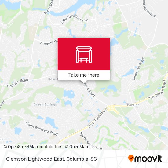 Mapa de Clemson Lightwood East