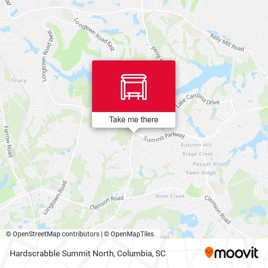 Mapa de Hardscrabble Summit North