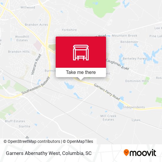 Garners Abernathy West map