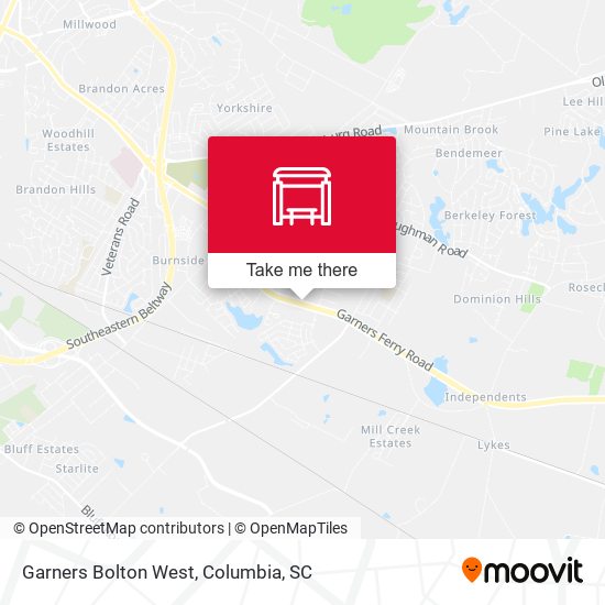 Garners Bolton West map