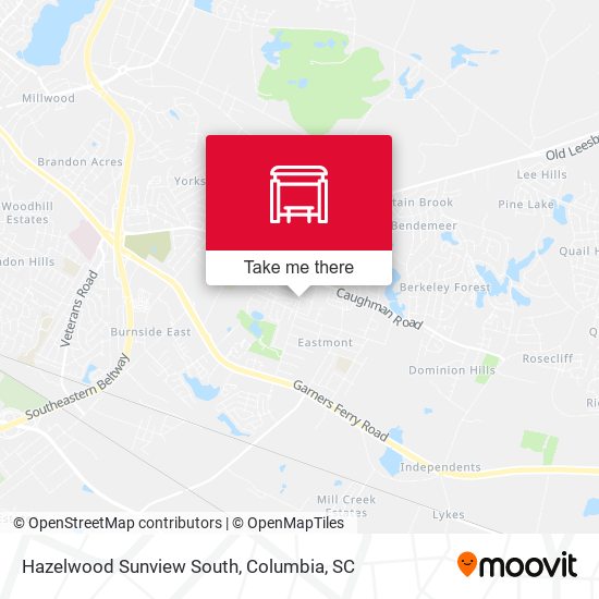Hazelwood Sunview South map