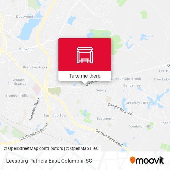 Mapa de Leesburg Patricia East