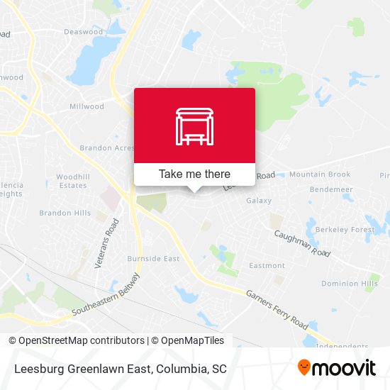 Mapa de Leesburg Greenlawn East