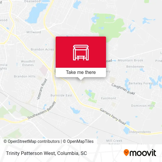 Trinity Patterson West map