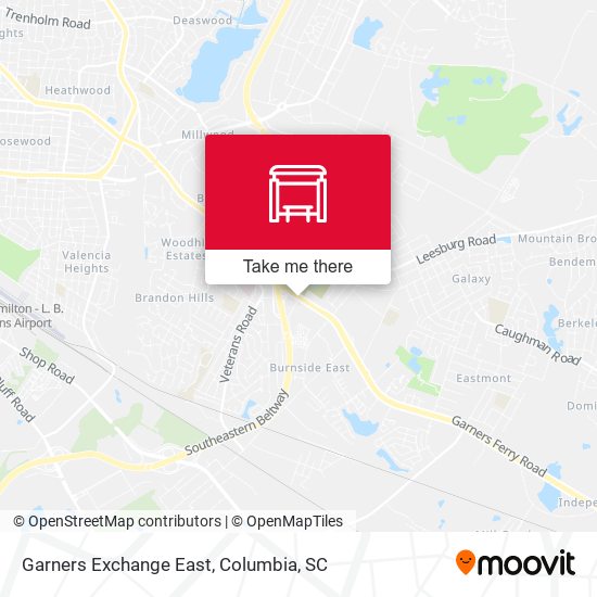 Mapa de Garners Exchange East