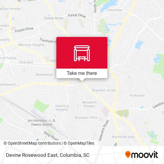 Mapa de Devine Rosewood East