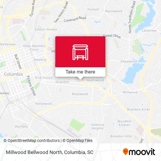 Millwood Bellwood North map