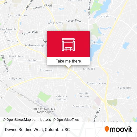 Devine Beltline West map