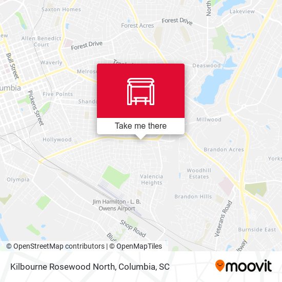 Kilbourne Rosewood North map