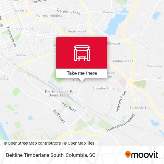 Beltline Timberlane South map
