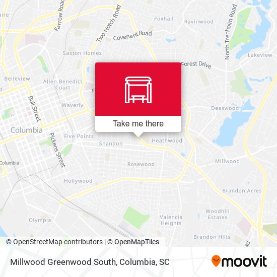 Mapa de Millwood Greenwood South