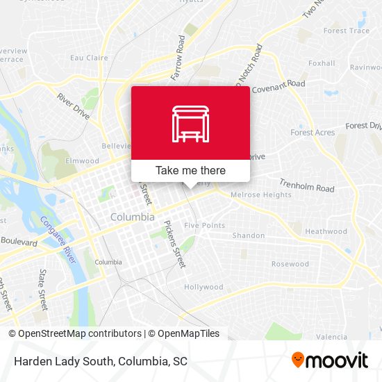 Mapa de Harden Lady South