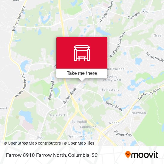 Mapa de Farrow 8910 Farrow North
