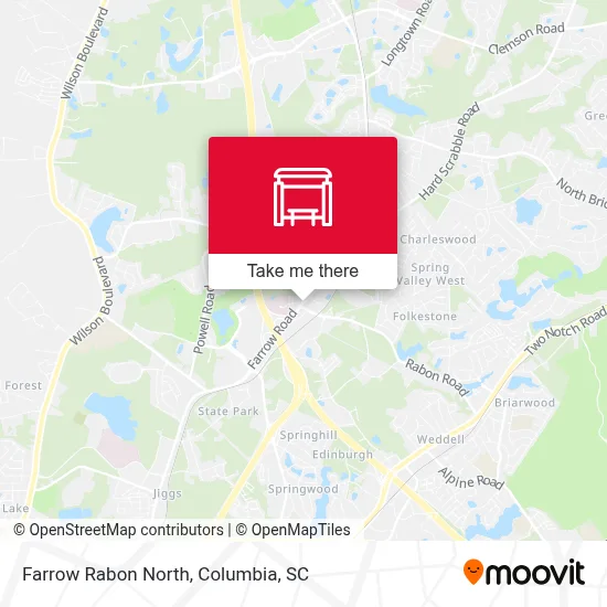 Farrow Rabon North map