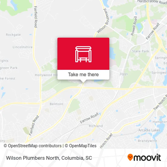 Wilson Plumbers North map