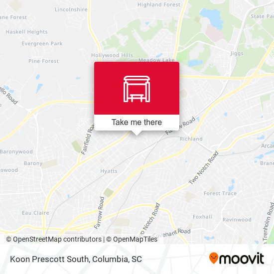 Koon Prescott South map