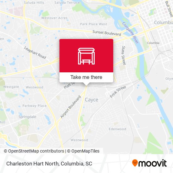 Mapa de Charleston Hart North