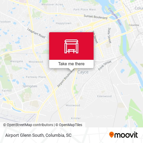 Mapa de Airport Glenn South