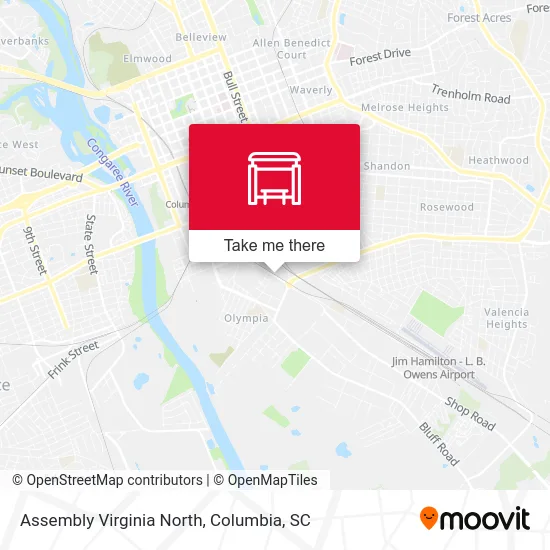 Assembly Virginia North map
