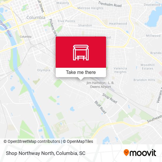 Shop Northway North map