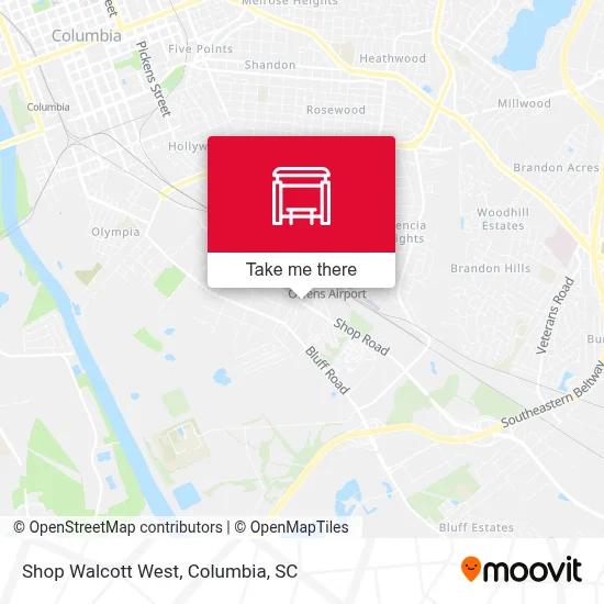 Shop Walcott West map