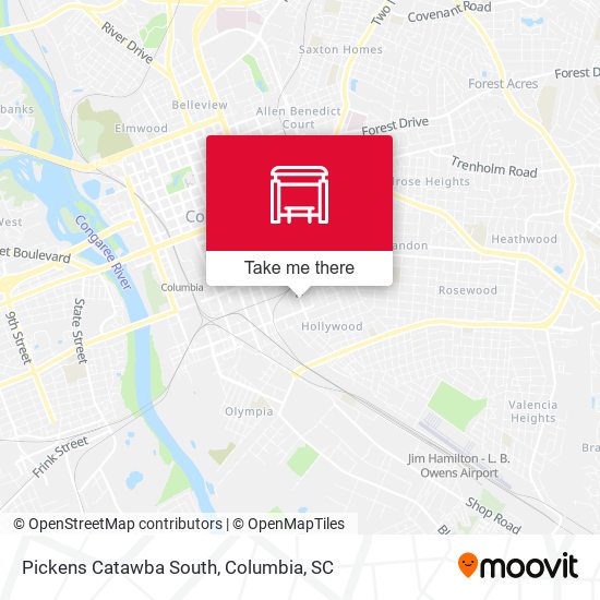 Mapa de Pickens Catawba South