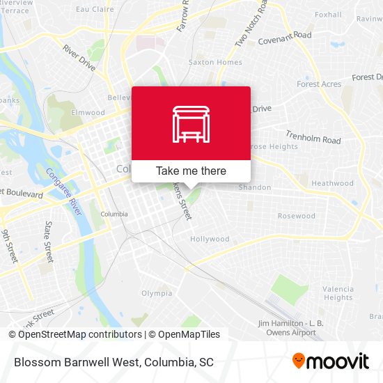 Blossom Barnwell West map