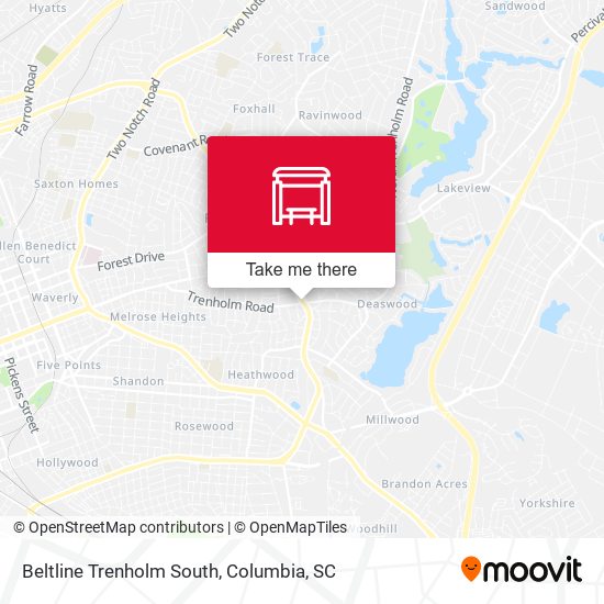 Mapa de Beltline Trenholm South