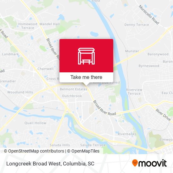 Mapa de Longcreek Broad West
