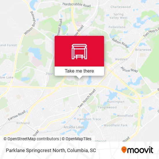 Parklane Springcrest North map