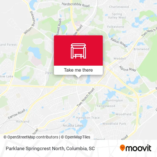 Parklane Springcrest North map