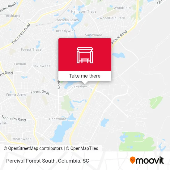 Percival Forest South map