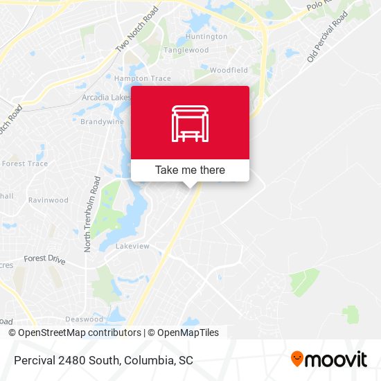 Percival 2480 South map