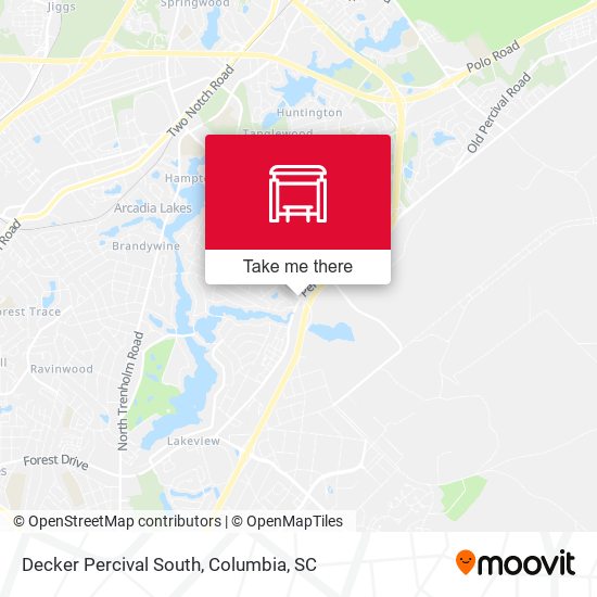 Decker Percival South map